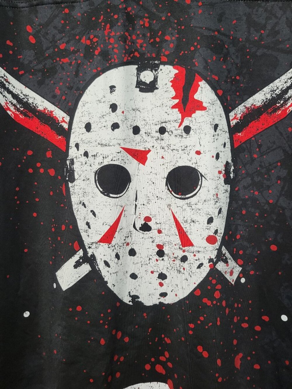 BlackMilk Jason Voorhees Friday 13th Horror Goth Grunge Goalie Hockey Jersey M - Picture 5 of 16
